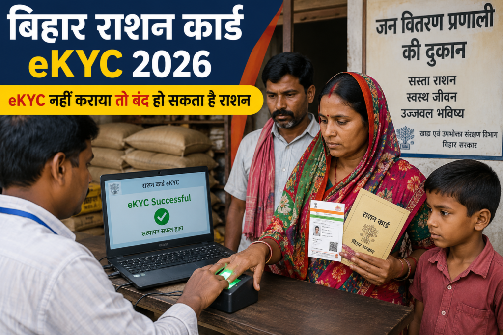 Bihar Ration Card eKYC online 